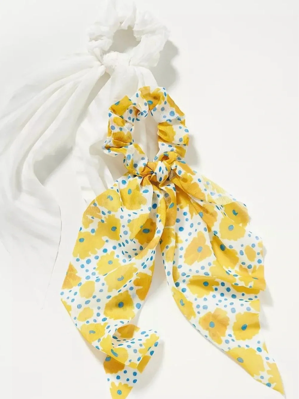Anthropologie  Scarf Scrunchie Set